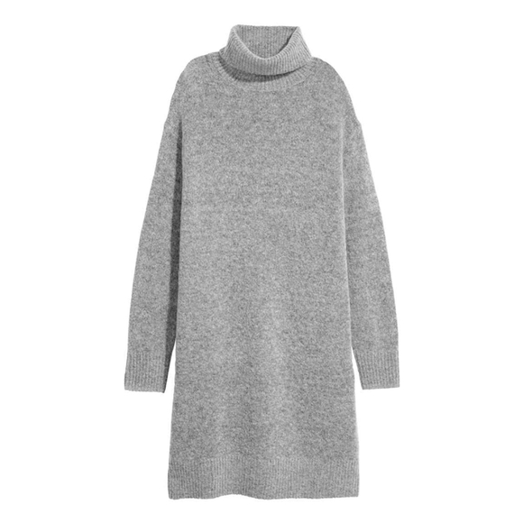 H&M Dresses & Skirts - 🌟2 for $20🌟Wool blend turtleneck sweater dress